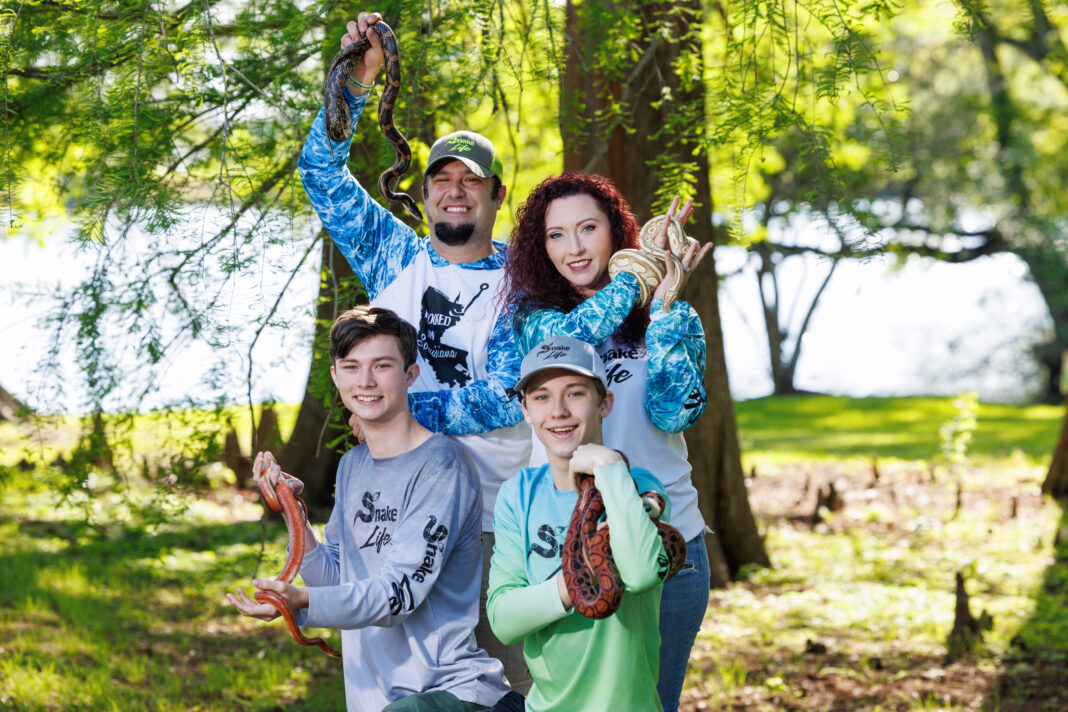 Snake LIfe - Kevin & Rachel Hood with Kyler & Landon - Louisiana Snake ID