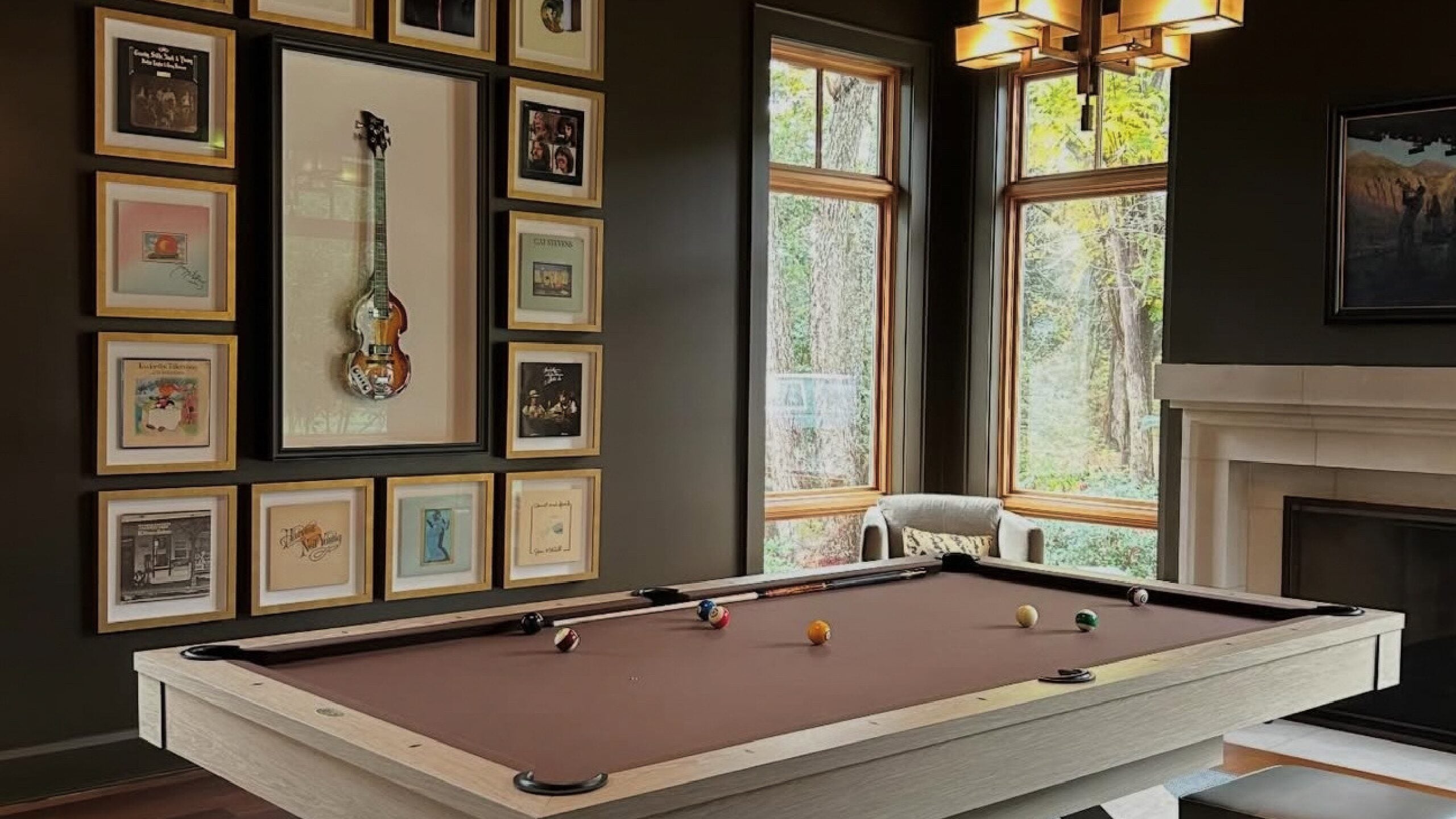 Room Tour: A billiards room that proves neutral does not mean boring